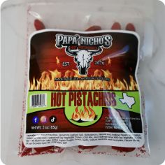 Papa Nicho's hot pistachios